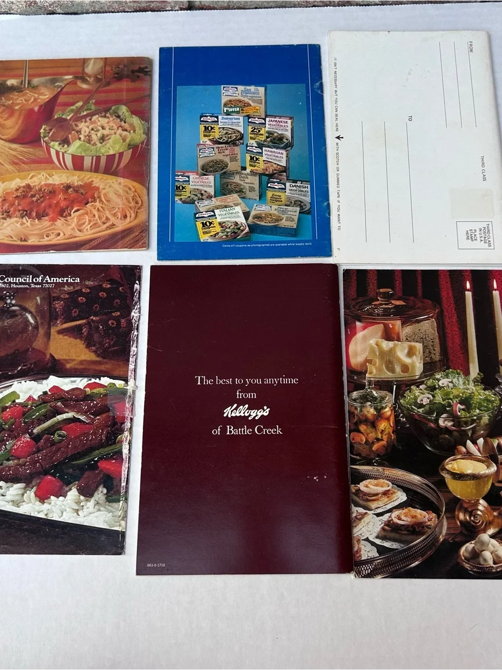 16 Ct Vintage Cook Booklet Lot 1970s & 1980s Recipes Ephemera Junk Journal